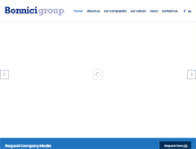 Tablet Screenshot of bonnicigroup.com